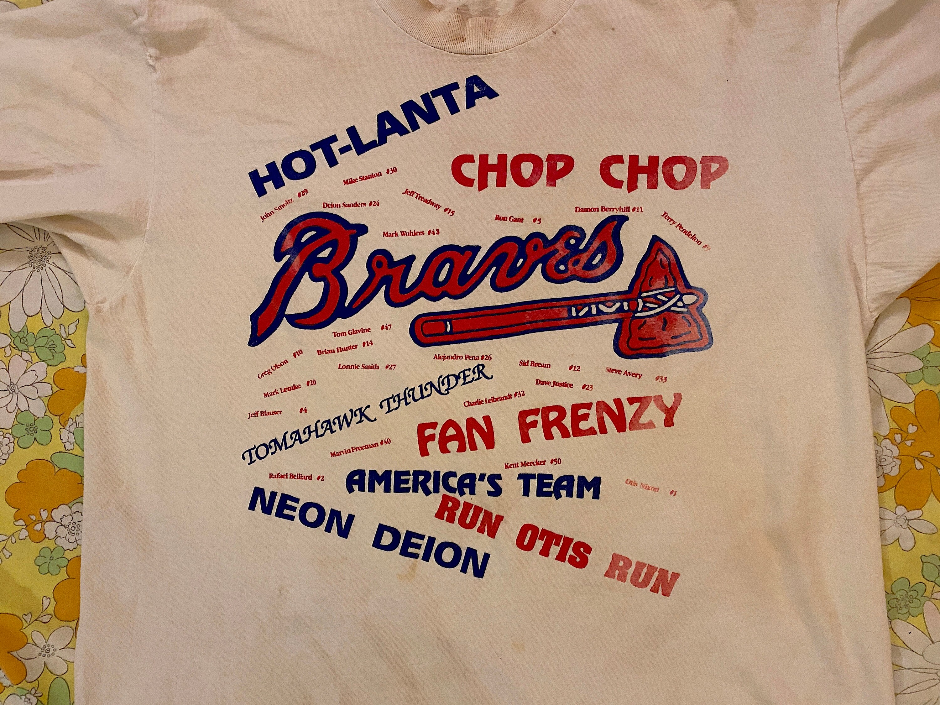 MLB Atlanta Braves Men's Long Sleeve Core T-Shirt - S