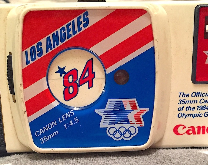 Vintage 1980s Canon Snappy '84 Official Camera Olympic Games 1984 Los ...
