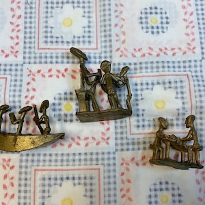 Vintage Early 1900s 20th Century Akan/Ashanti Bronze Mixed Metal Sculptures from Ghana West African Metal Figurines Choose One Collectible