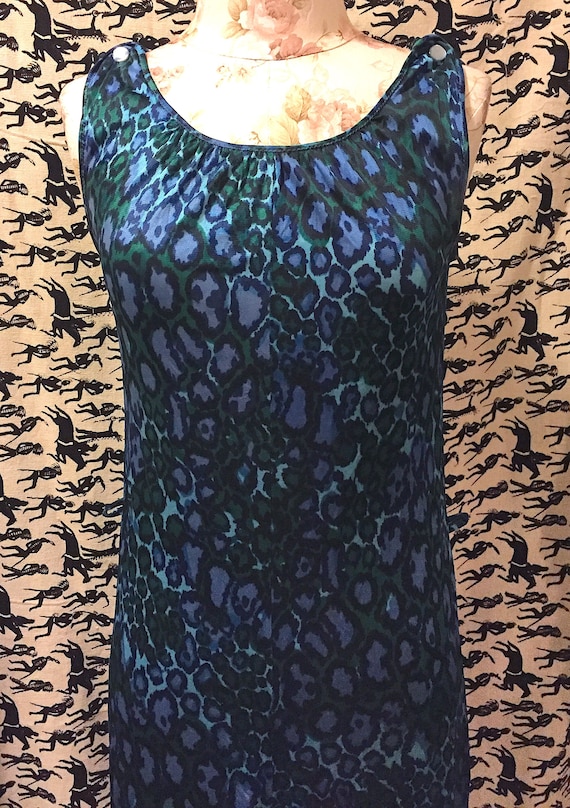 Vintage 1960s Leopard Print Jumpsuit Leisure Wear