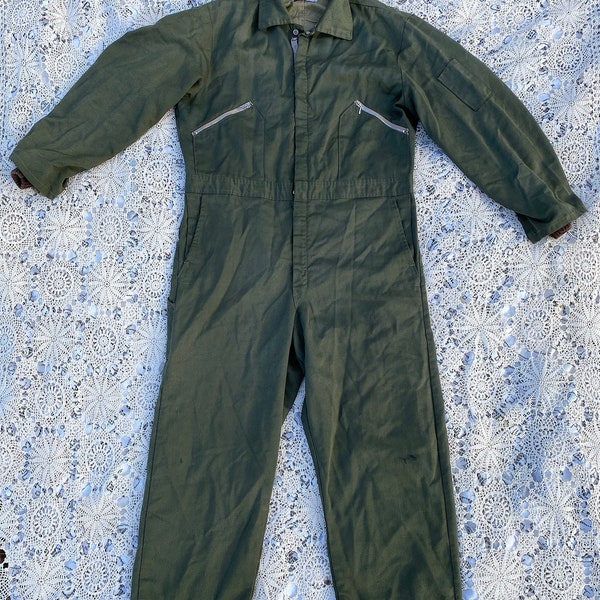 Vintage 1970s 1980s Walls Coveralls Blizzard Pruf Workwear Jumpsuit Insulated Coverall Boilersuit Retro Vintage