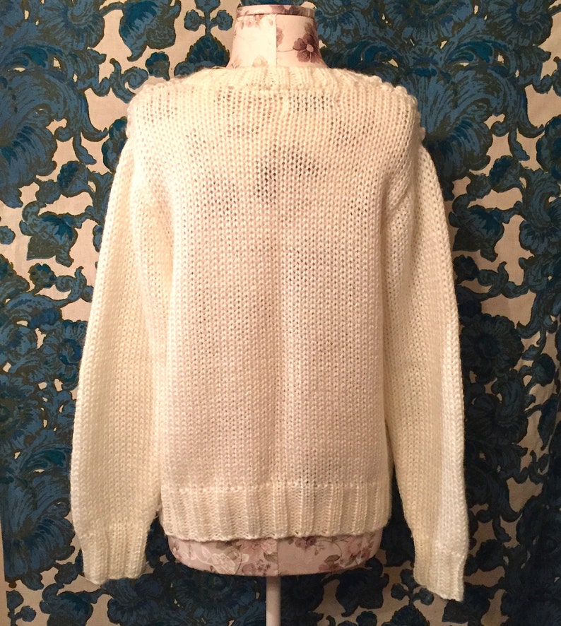 Vintage 1980s Southwestern Print Cozy Sweater Retro Sweater Boho Hippie