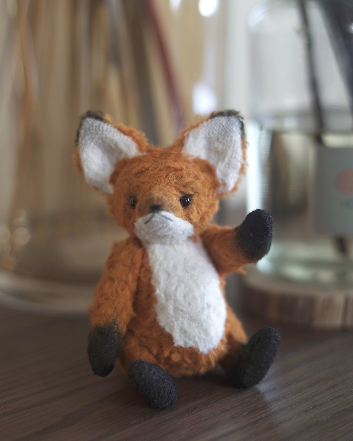 Fox soft toy making kit Handmade fox stuffie Plush toys DIY Etsy