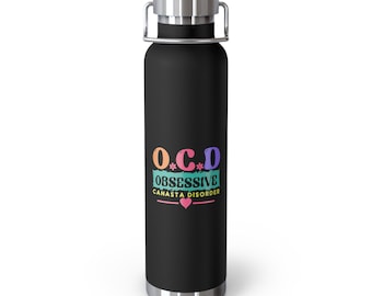 Canasta koperen vacuüm geïsoleerde fles, 22oz