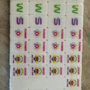 Mahjong Fliesen Sets - ""DER VEREIN"" Bild 2