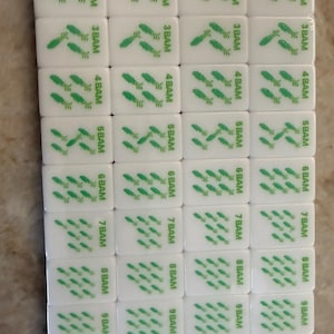 Mahjong Fliesen Sets - ""DER VEREIN"" Bild 5