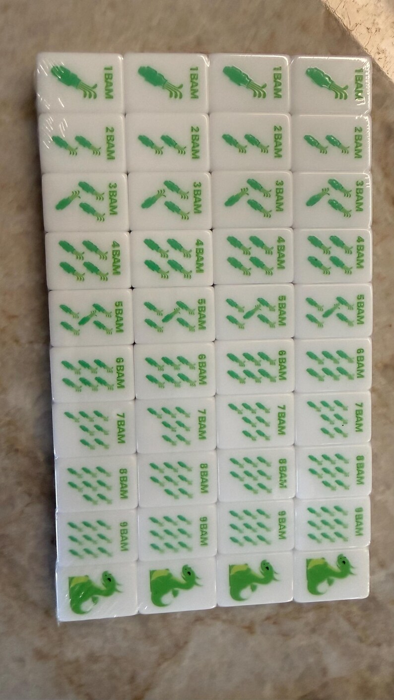 Mahjong Fliesen Sets - ""DER VEREIN"" Bild 5