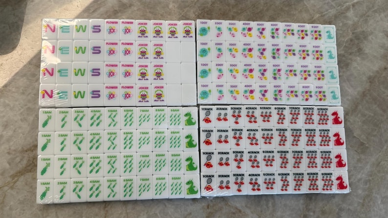 Mahjong Fliesen Sets - ""DER VEREIN"" Bild 1