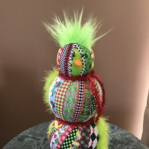 Grinch Snowman
