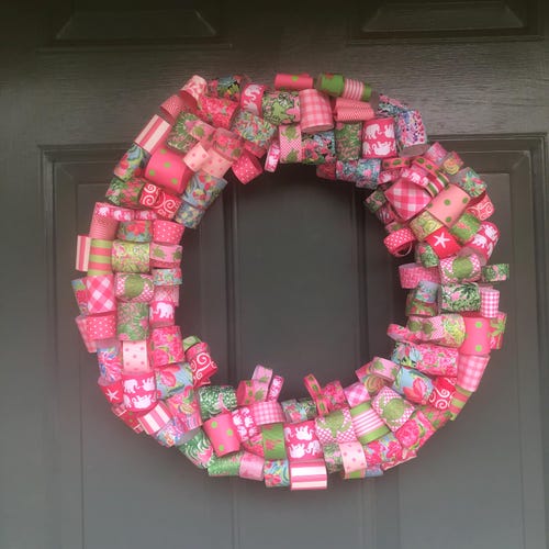 シロフクロウのリース 18インチ - Etsy 日本