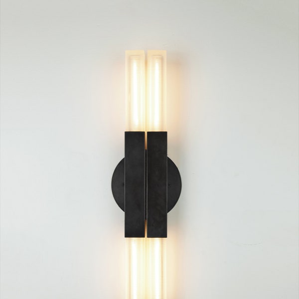 POST | KoKo Sconce | Daikon Studio Lighting | Modern Brass Sconce |  Modern Steel Sconce | Brass Sconce | Black Sconce | Minimal Sconce