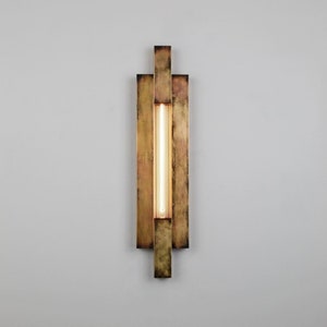 Shoji I Sconce | Daikon Studio Lighting | Modern Brass Sconce |  Modern Steel Sconce | Brass Sconce | Black Sconce