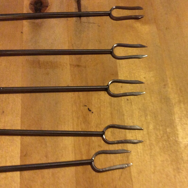 Fondue Party Mid-Century Perk Swiss Made Fondue Fork Set Party Accessory Dipping Forks