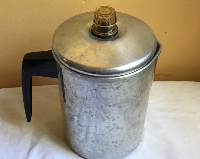 Vintage Comet 5 Cup Aluminum Coffee Pot/percolator. Made in USA Etsy