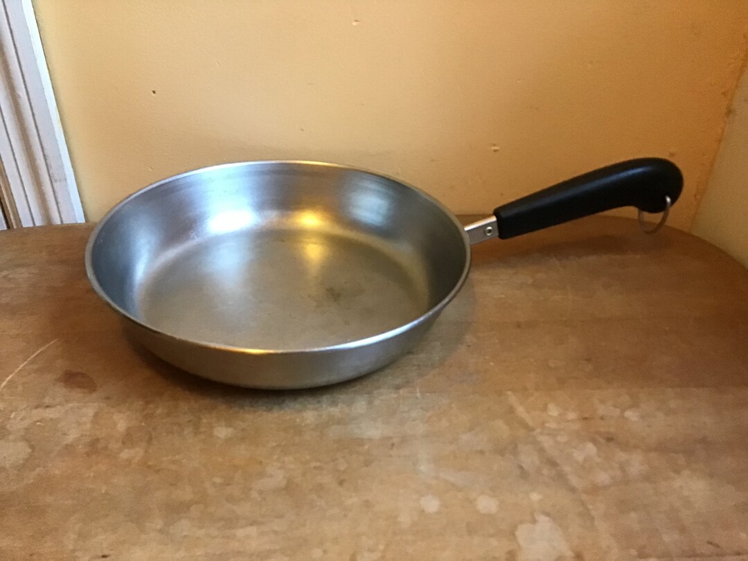 Revere Ware Stainless Steel 9 Inch Skillet Frying Pan Etsy