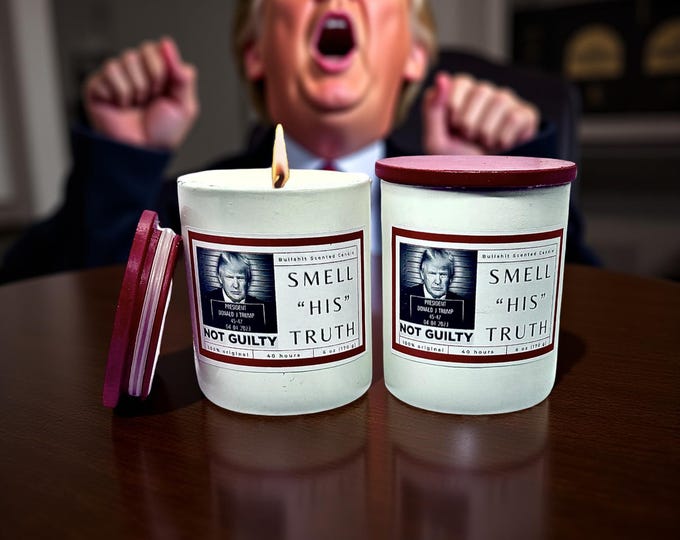Funny Political Candle: Novelty Gag Gift, Humorous Home Decor