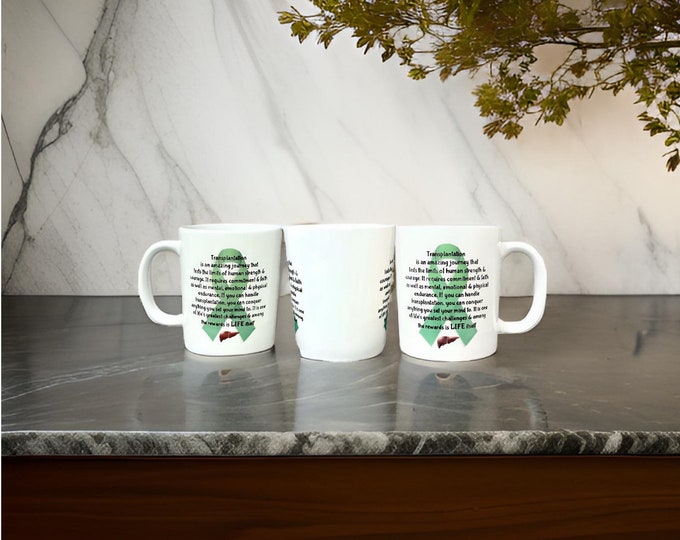 Transplant Journey Mug: Organ Donor/Survivor Gift