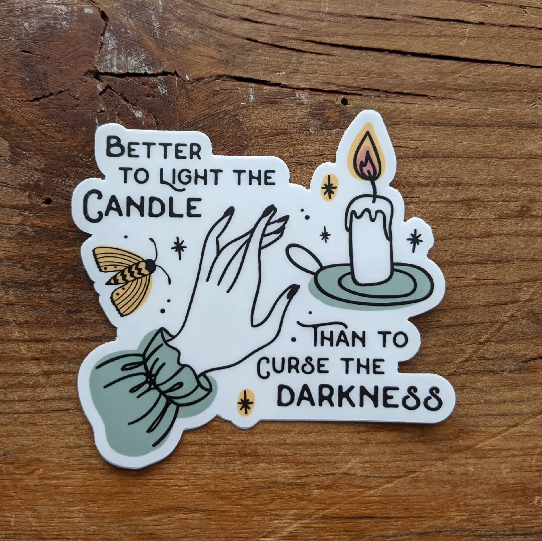 Better to Light the Candle Than to Curse the Darkness Vinyl Etsy