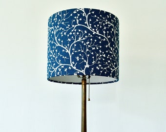blue tree lamp