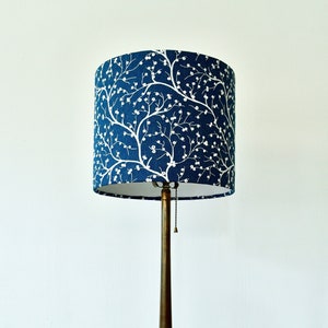 blue tree lamp