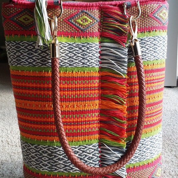 Tutorial for a handwoven bag
