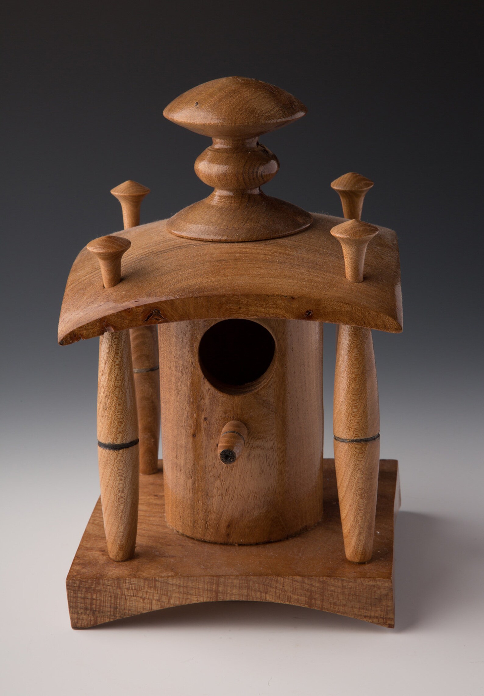 Craft Irish Wood Craft Bird House Wood Turning Etsy