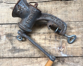 Picadora de carne de esponja vintage