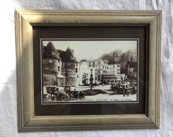 REDUCED - Framed Photograph of Dieppe Street Scene