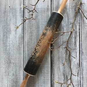 Vintage Metal and Wood Rolling Pin