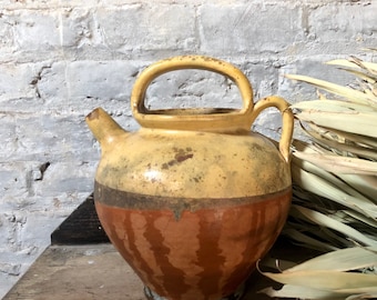 NUEVO PRECIO - Jarra de agua/vino con gárgola glaseada con miel francesa