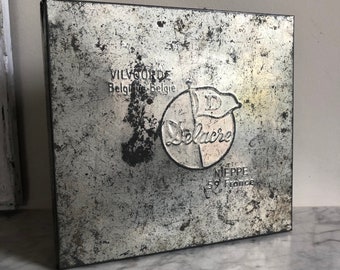 Delacre Large Biscuit Tin 1950's French