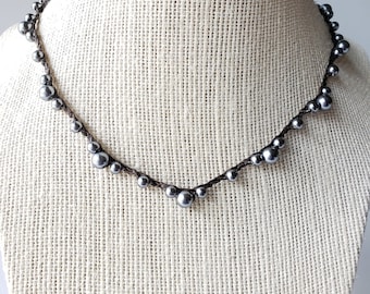 Crochet Pearl Necklace