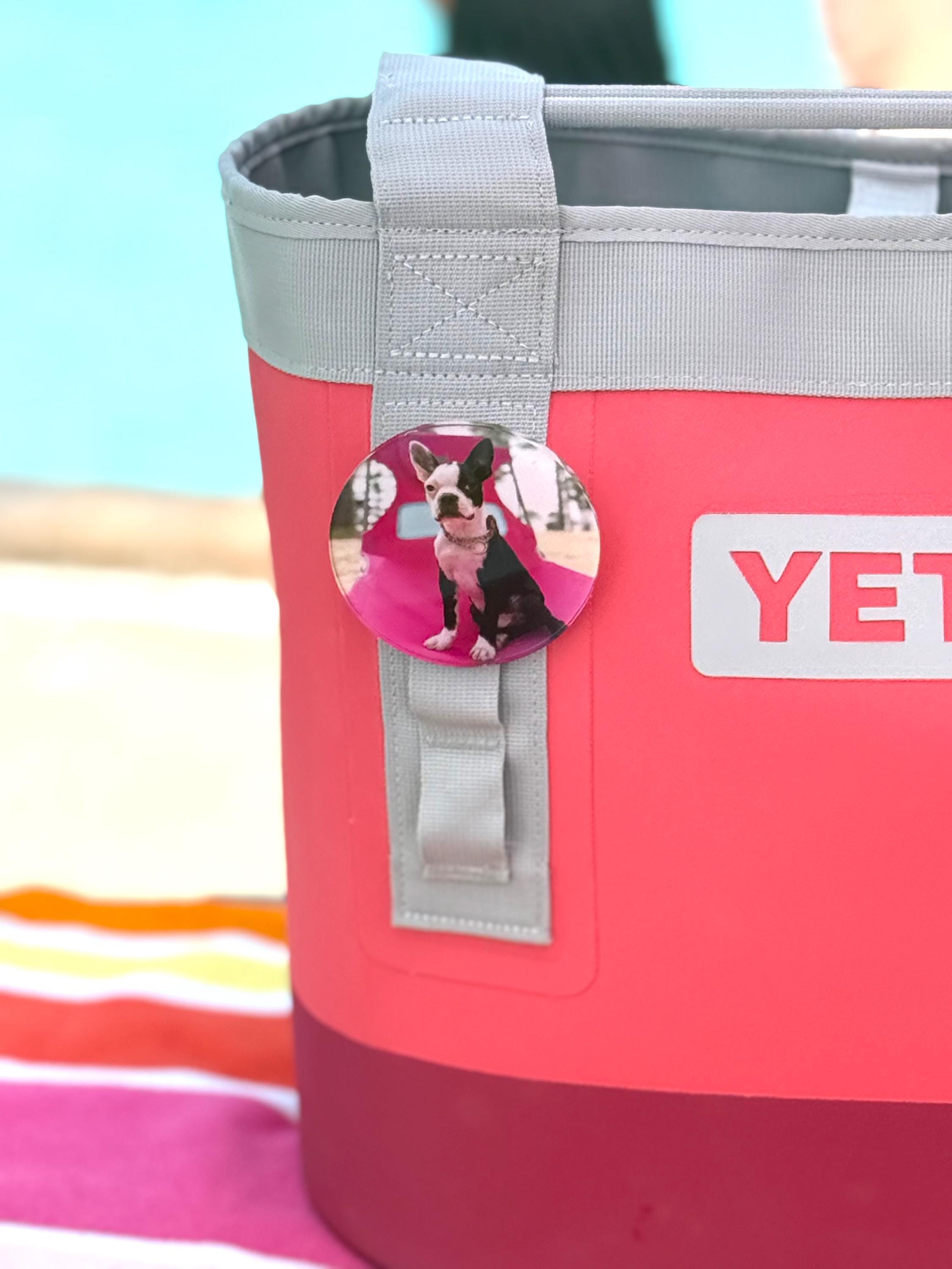Yeti Camino Accessories, Yeti Bag Charm, Yeti Bag Accessories, Waterproof Yeti Photo Charm, Yeti Custom Photo Bag Charm