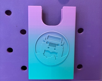 Ombre Bogg Bag Phone Holder: Rubber Tote Accessory