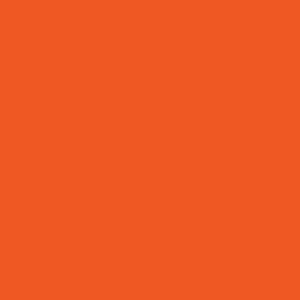 May include: Solid orange background. The image is a flat, uniform field of a vibrant, saturated orange color. The color fills the entire frame, providing a simple, bold visual.