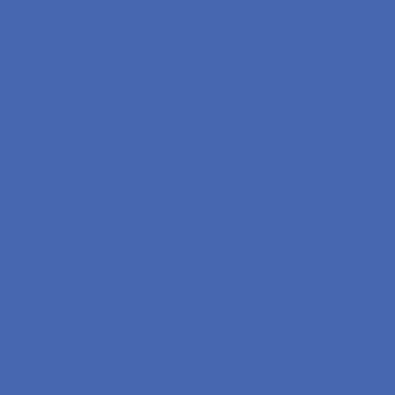 May include: Solid blue background. The image is a single, uniform color, a medium shade of blue. The color fills the entire frame, providing a simple and clean visual.