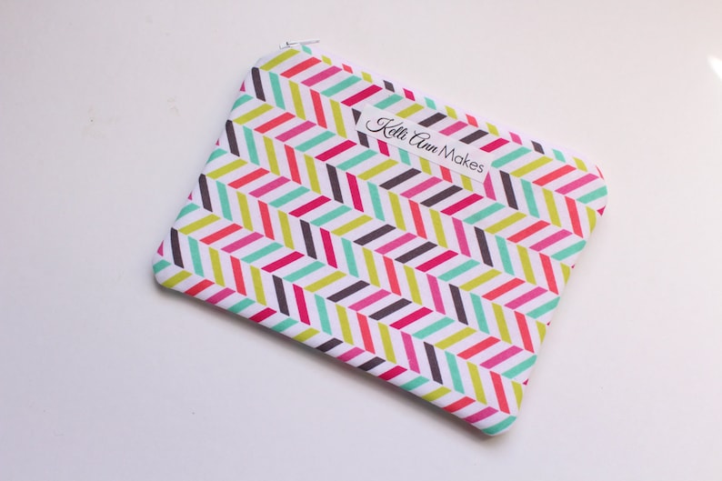 coin purse, small pouch, wallet, chevron pouch, purse organizer, bridesmaids gift, id pouch, chevron pouch image 1