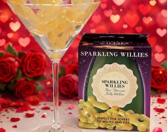 Hen & Stag Party Sparkling jelly Willies