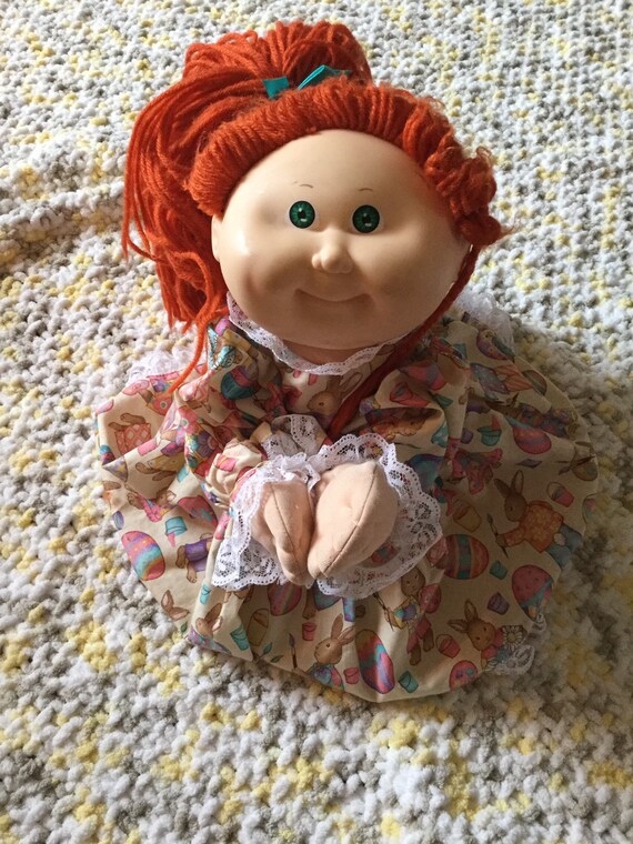 Extremely Rare Red Haired Green Eyed Cabbage Patch Kid Etsy