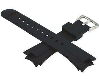 Genuine Casio Black Rubber Watch Band 
