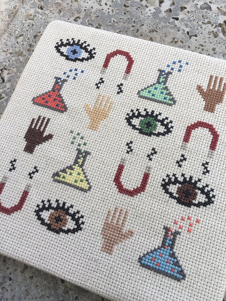Science Modern Cross Stitch Pattern PDF Instant Download - Etsy