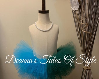 Hunter And Turquoise Girls Tutu, Smash Cake Tutu, Birthday Tutu, Photo Prop Tutu, Tutu, Costume Tutu