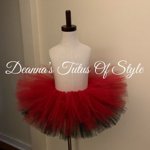 Black And Red Tutu, Baby Tutu, Photo Prop Tutu, Birthday Tutu, Smash Cake Tutu, Costume Tutu, Girls Tutu, Christmas Tutu