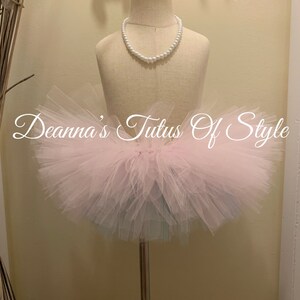 Girls Light Blue Light Pink Tutu, Baby Tutu, Birthday Tutu, Smash Cake Tutu, Tutu, Costume Tutu, Easter Tutu, Girls Tutu