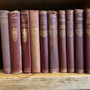 Classic Novels & Poems - Various Titles Available - Collins Red Binding