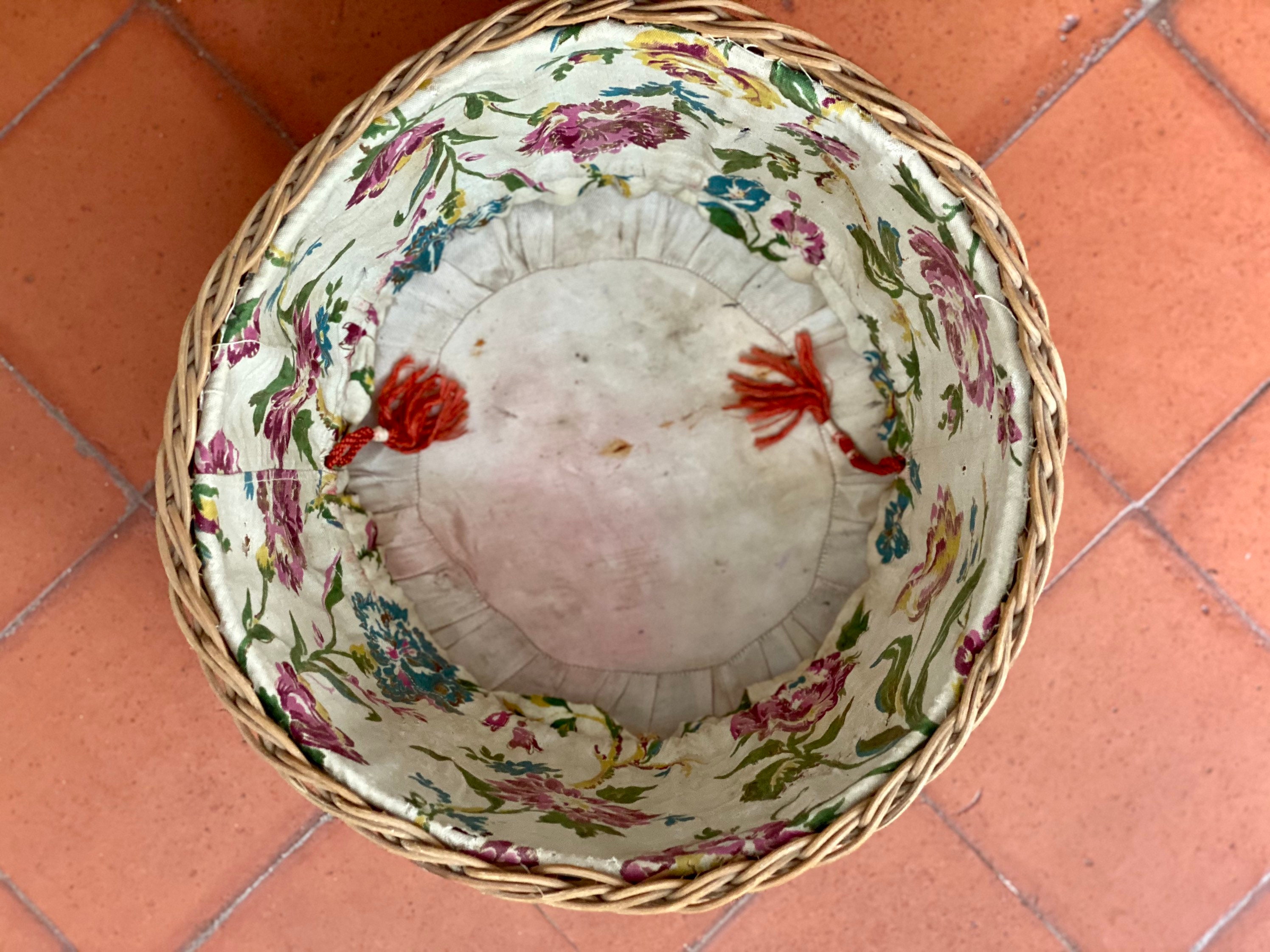 Cesta de almacenamiento vintage | Etsy