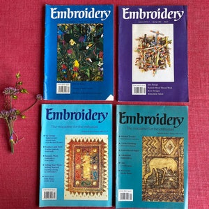 Embroidery - Pack of 4 Magazines- 1991-93