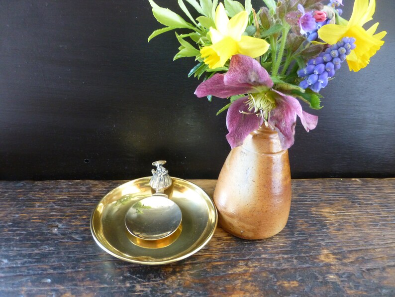 Brass ‘peerage’ Tea Caddy Spoon and Tray - Etsy