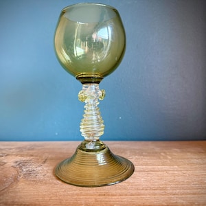 An Antique Bohemian Roemer Glass - 1880