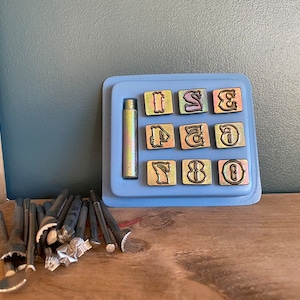 Metal Letter Punch Kit - Numbers and Shapes